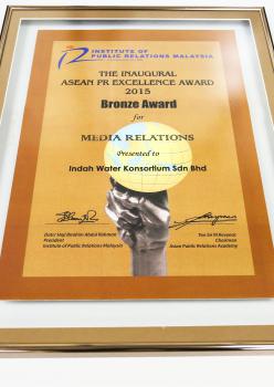 The Inaugural Asean PR Excellence Award 2015 (Bronze Award for Media Relations)