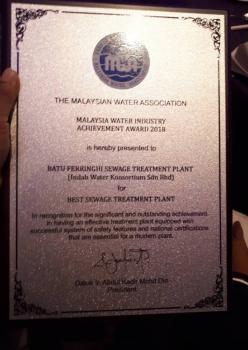 MWA - Batu Feringghi Sewage Treatment Plant (Best Sewage Treatment Plant)